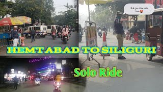 Ep.1//Solo Ride From Hemtabad To Siliguri🔥❤😍//Exploring The Beauty Of Westbengal❤😍🔥🔥