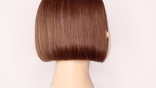 Square Line Bob Haircut Tutorial