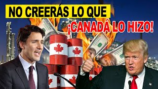 La fuerte respuesta de Canadá a los aranceles de Trump: ¿golpe al energético de EE. UU.?