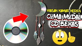 HIASAN KAMAR DARI CD BEKAS |MUDAH