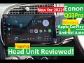 2022 Eonon Q03Pro FLAGSHIP Android Car Head Unit Review - Wireless Apple CarPlay & Android Auto