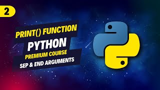 2. Print function in Python - end and sep argument in print function - Output function in python