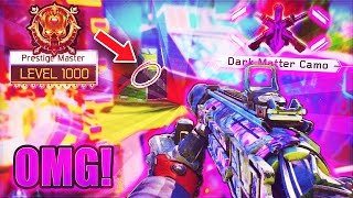 TRICKSHOT TO UNLOCK DARK MATTER & LEVEL 1000 GRIND!! (UNLOCKING DARK MATTER DLC WEAPONS BLACK OPS 3)