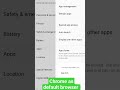 How to make Chrome as your default browser| Chrome in mobile #mobilelegends #chrome #shorts