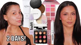 Testing 8 NEW Makeup Products + 2 DAY WEAR TEST! | Maybelline, Benefit, About Face