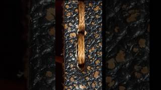 Leather Goods | Turning Old Leather Pants Into a Wallet | Leather Craft ASMR #asmr #satisfying #diy