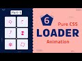 Master Pure CSS Spinner Loaders | CSS Animation Tutorial | Part-5