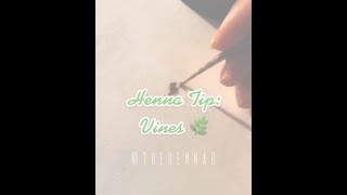 Quick Henna Tutorial: Vines/Leaves
