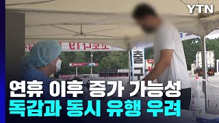 연휴 뒤 일시적 증가 가능성...독감 동시유행 우려 / YTN