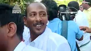 LDF workers blockade  AK Antony's roadshow in Thiruvananthapuram