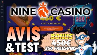 9️⃣ NINE CASINO 🎰 Avis \u0026 Test (Bonus 450€)