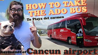 Cancun Airport to Playa del Carmen by Bus Guide: Cheap \u0026 Easy! (250 MXN)