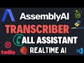 Real-Time OpenAI Phone Call Transcription w/ AssemblyAI & Twilio API Media Streams | Sales Assistant