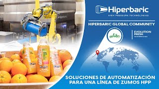 Evolution Fresh: Soluciones de automatización para una línea de zumos HPP