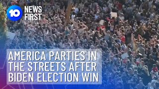 Americans Celebrate Biden Election Victory | 10 News First