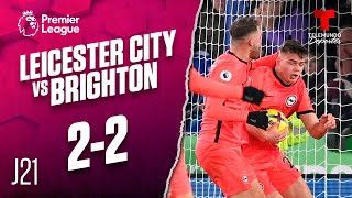 Highlights & Goals: Leicester City vs. Brighton 2-2 | Premier League | Telemundo Deportes