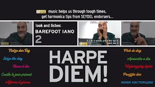 HARPE DIEM! I-IV progressions in three keys on one harmonica by Barefoot iano - SEYDEL