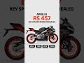 Aprilia RS 457 Key Specifications Revealed