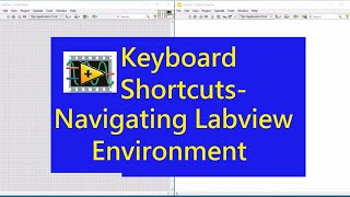LabVIEW Keyboard Shortcuts_Navigating the Environment