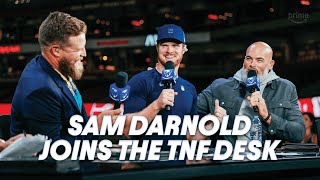 Sam Darnold joins TNF Nightcap after road win in Arizona | Prime Video