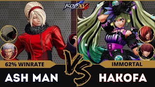 KOF XV⭐ASH MAN (Kukri/O.Yashiro/Ash) vs HAKOFA (Iori/O.Chris/Sylvie)⭐Ranked Match - 02/25