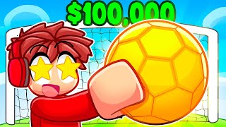 Spending $100,000 in Roblox Soccer!