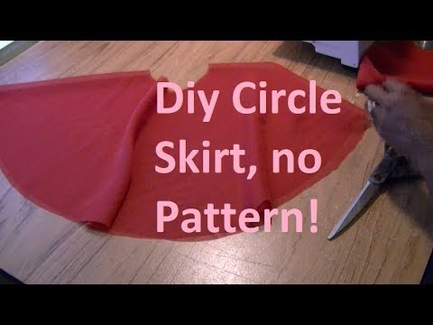 DIY Circle Skirt No Pattern Needed! DIY Circle Skirt No Pattern Needed!