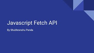 Javascript fetch API | LWC Component using fetch API | Salesforce challenge for every developer