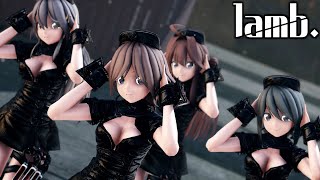 【MMD艦これ】金剛4姉妹でlamb 　ナースコスプレVer　歌詞つき