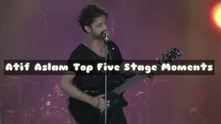 ATIF ASLAM TOP FIVE STAGE MOMENTS