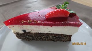 Mohntorte mit Topfencreme