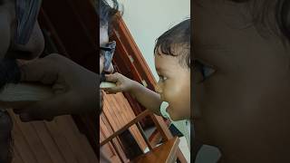 ഒരു കുഞ്ഞി കടി മതിട്ടാ അച്ഛാ😂🤪 #youtubeshorts #playtime #playtimewithbaby #familytime