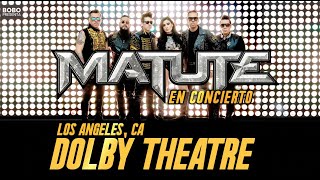 Matute arrasa en el Dolby Theatre.