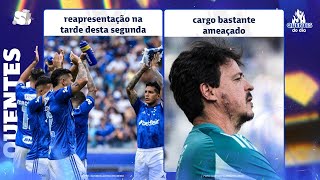 FERNANDO DINIZ BASTANTE AMEAÇADO NO CRUZEIRO? O QUE PENSA A DIRETORIA?