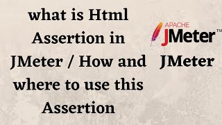 what is Html Assertion in JMeter / How and where to use html Assertion