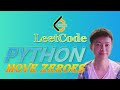 LeetCode Python Solutions: 283. Move Zeroes  #coding  #python