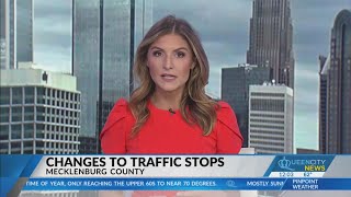Mecklenburg County Sheriff’s Office ending traffic stops for ‘non-moving violations'