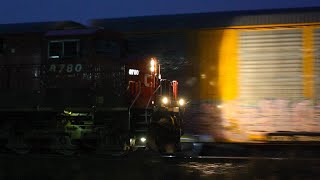 CP 137 (BNSF T4 Leader) and CP 237 With CP SD70 Meet at Meadowvale November 12, 2022