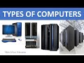 TYPES OF COMPUTERS || MICROCOMPUTER || MINICOMPUTER || MAINFRAME COMPUTER || SUPERCOMPUTER