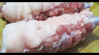 Cách bó thịt chân giò và luộc thịt chân giò thơm ngon!