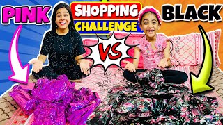 Shopping Only Pink & Black | Pink & Black Shopping Challenge | One Color Shopping | Samayra Narula