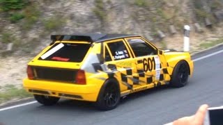 Lancia Delta Integrale 400 HP Launch and Maximum Attack Corner - KRAJISKA ZMIJA Hillclimb 2016