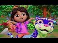 dora y sus amigos ¡dora al rescate junto a su familia 💗 compilación de 30 minutos nick jr.