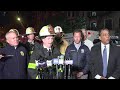 fdny commissioner robert s. tucker provides update on 6 alarm fire in manhattan