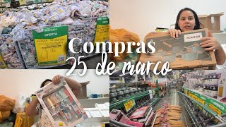 Meu novo apê: Comprando tudo do zero na 25 de março - ISABELA BORGES