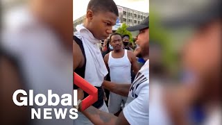 George Floyd death: Black activist delivers powerful message to 16-year-old protester in viral video