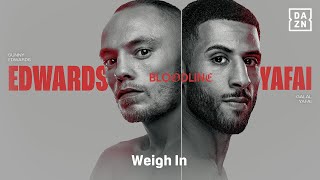 SUNNY EDWARDS VS. GALAL YAFAI WEIGH IN LIVESTREAM