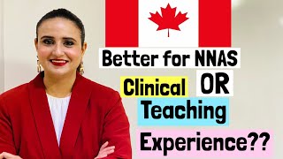 Type of nursing Experience required to start NNAS|| Clinical or Teaching experience