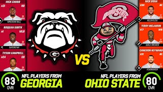 Best Players from OHIO STATE vs GEORGIA in the NFL!!
