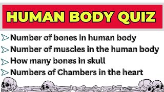 How Well Do You Know Your Body? 🧠💪 | Human Anatomy Quiz 🦴